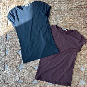 ZARA Polyamide T-Shirts Bundle 2 pcs – Size M
